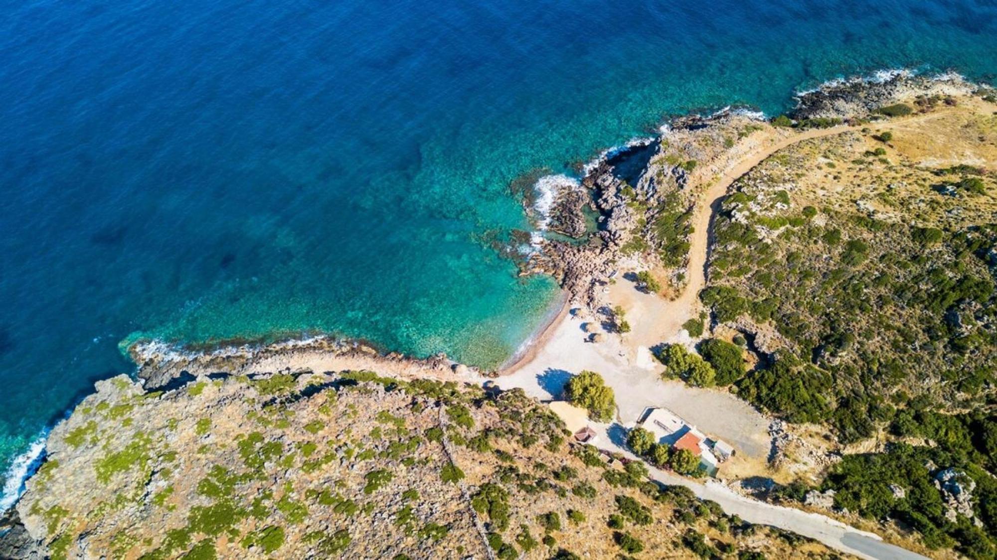 Villa Akrolithos With Private Pool Chania  Bagian luar foto
